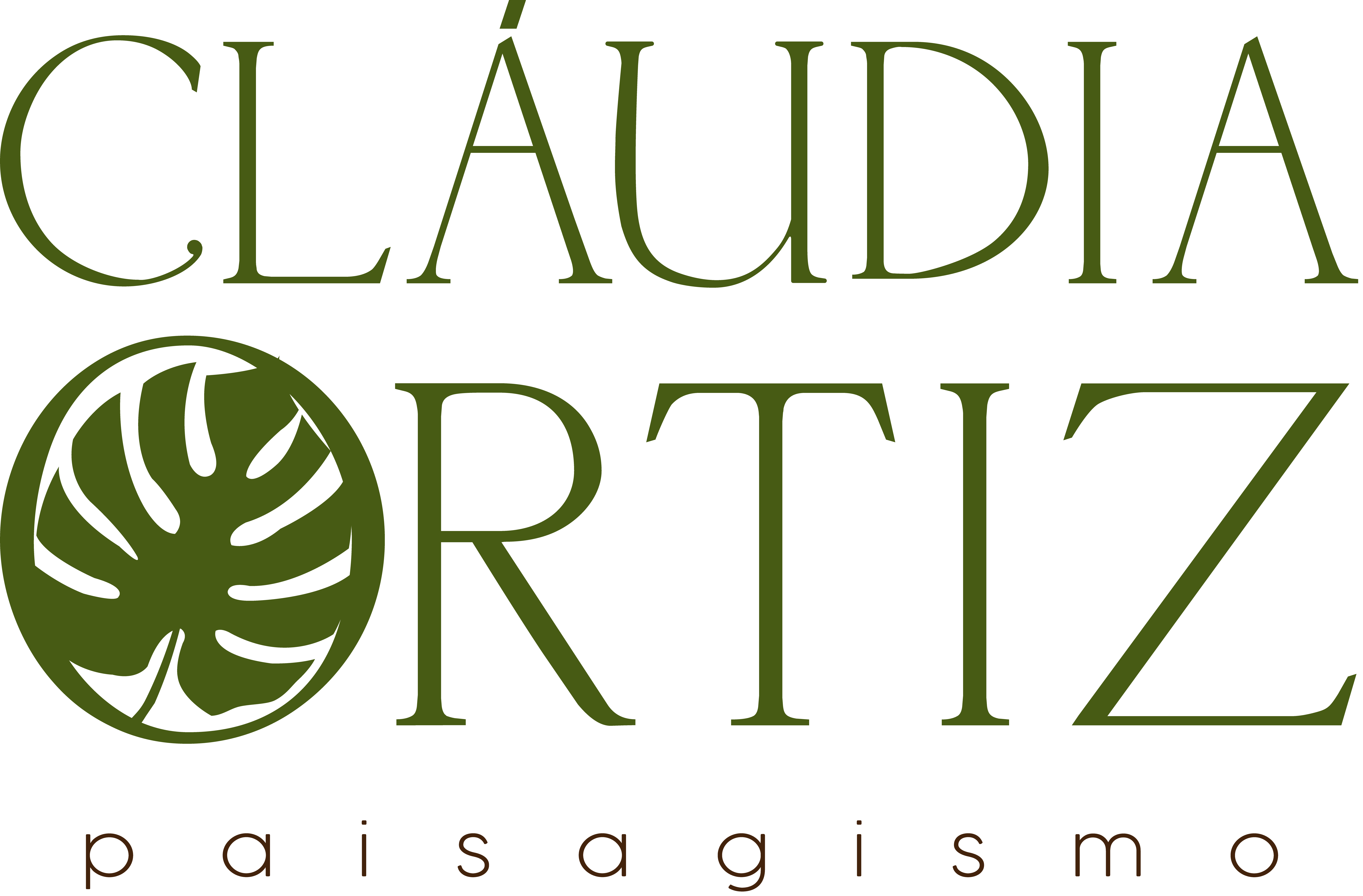 Logo Cláudia Ortiz Paisagismo